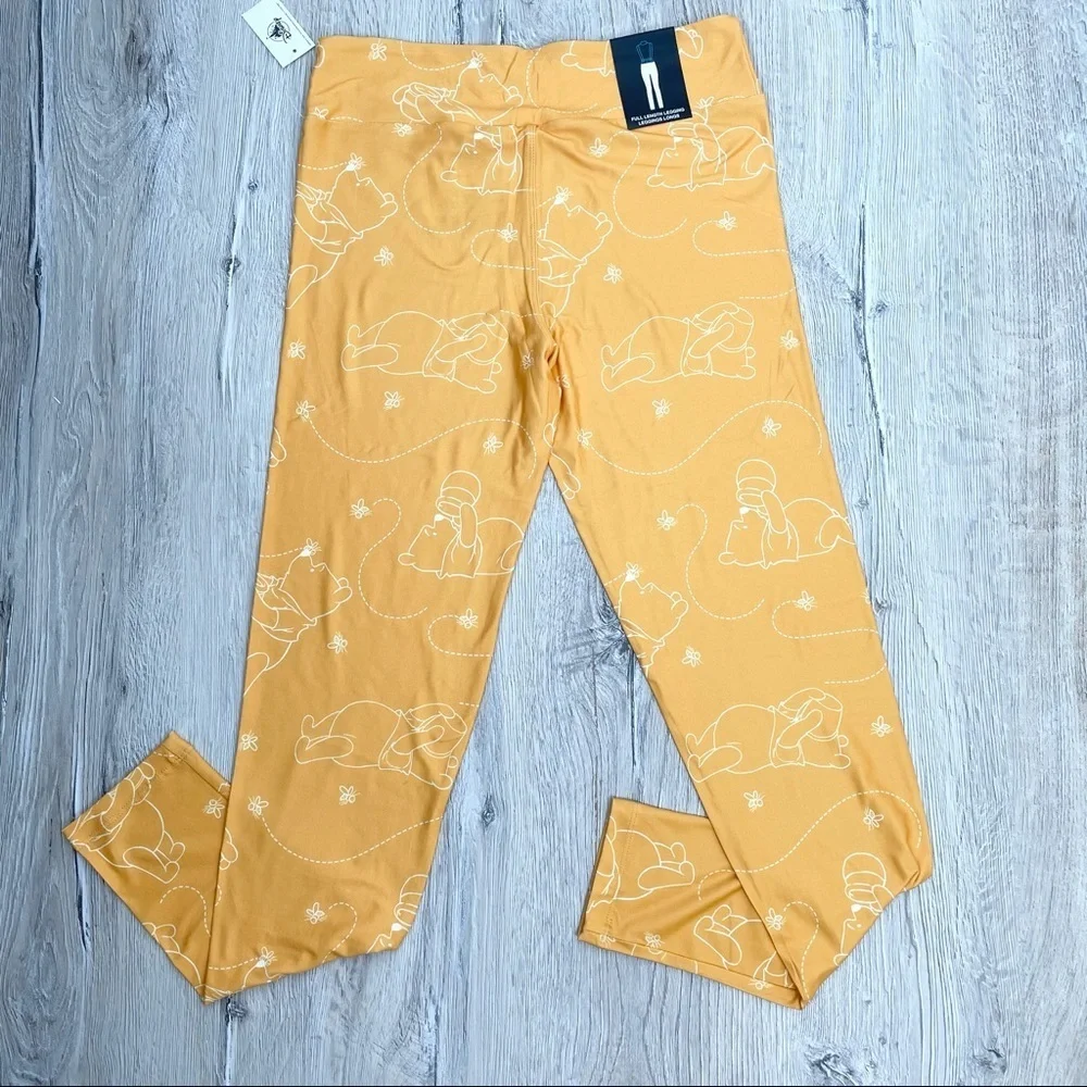 Disney Winnie The Pooh Yellow Leggings